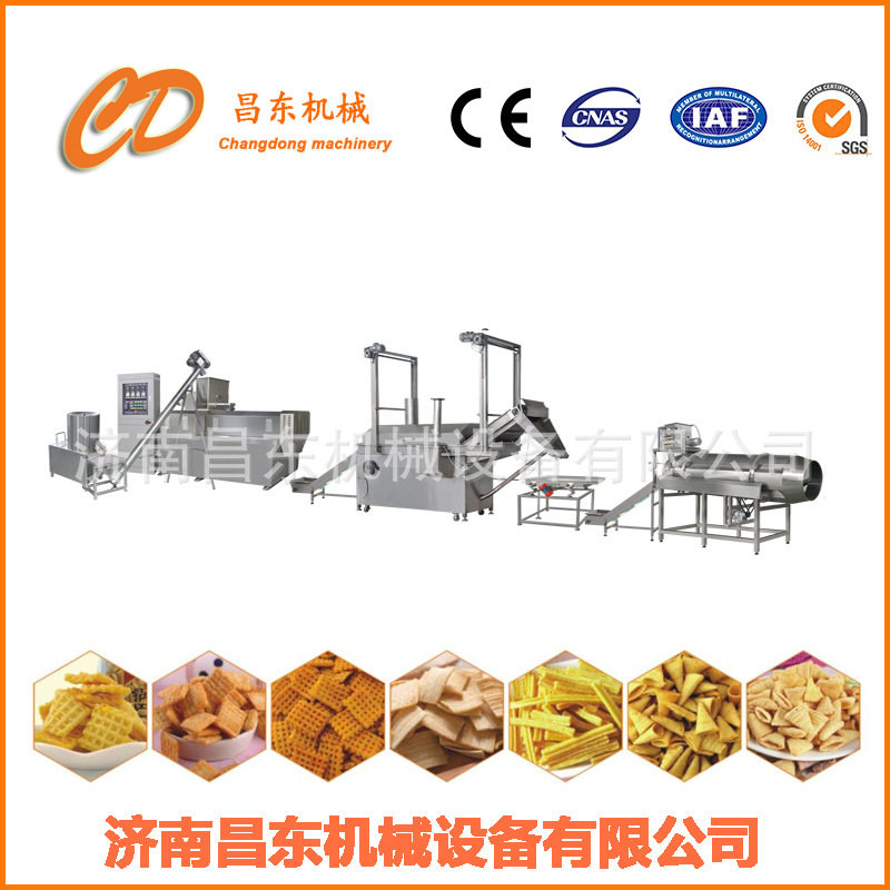 油炸膨化食品加工设备油炸妙脆角油炸小麻花油炸脆锅巴设备