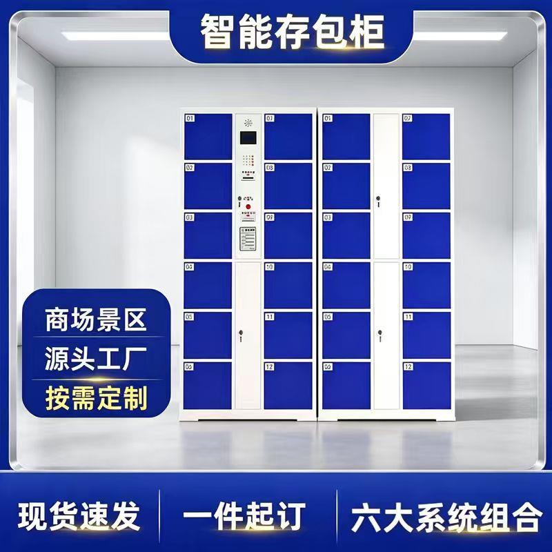 智能刷卡存包柜超市工厂学院储物存放柜手机寄存柜智能电子存包柜
