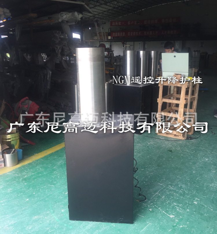尼高迈电控伸缩立柱,304不锈钢伸缩桩,大使馆匝道防冲撞升降路障