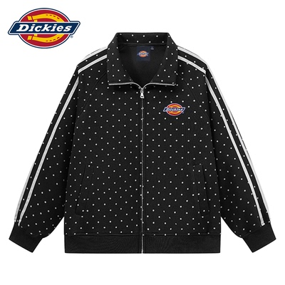 Dickies官方波点卫衣男复古开衫