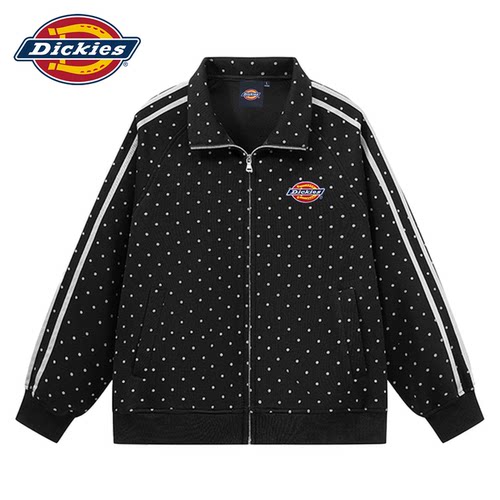 Dickies官方波点卫衣男复古开衫