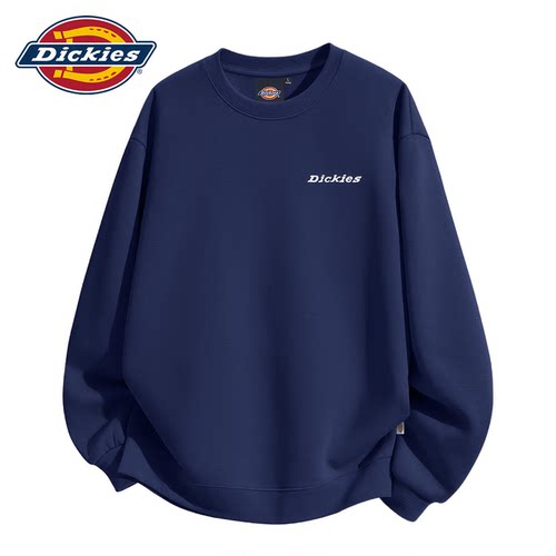 Dickies藏青色卫衣男刺绣潮牌