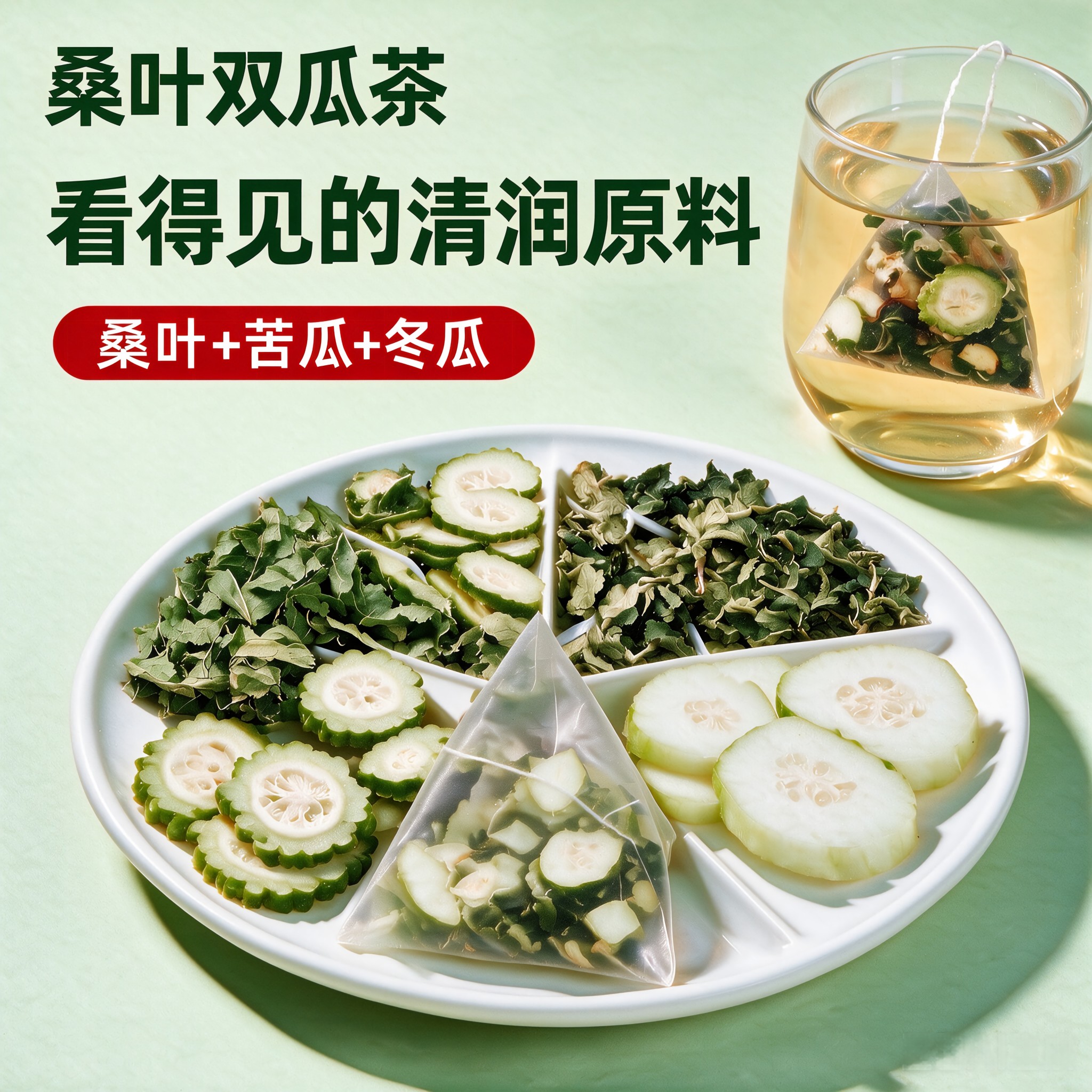 李时珍桑叶苦瓜冬瓜茶包图片