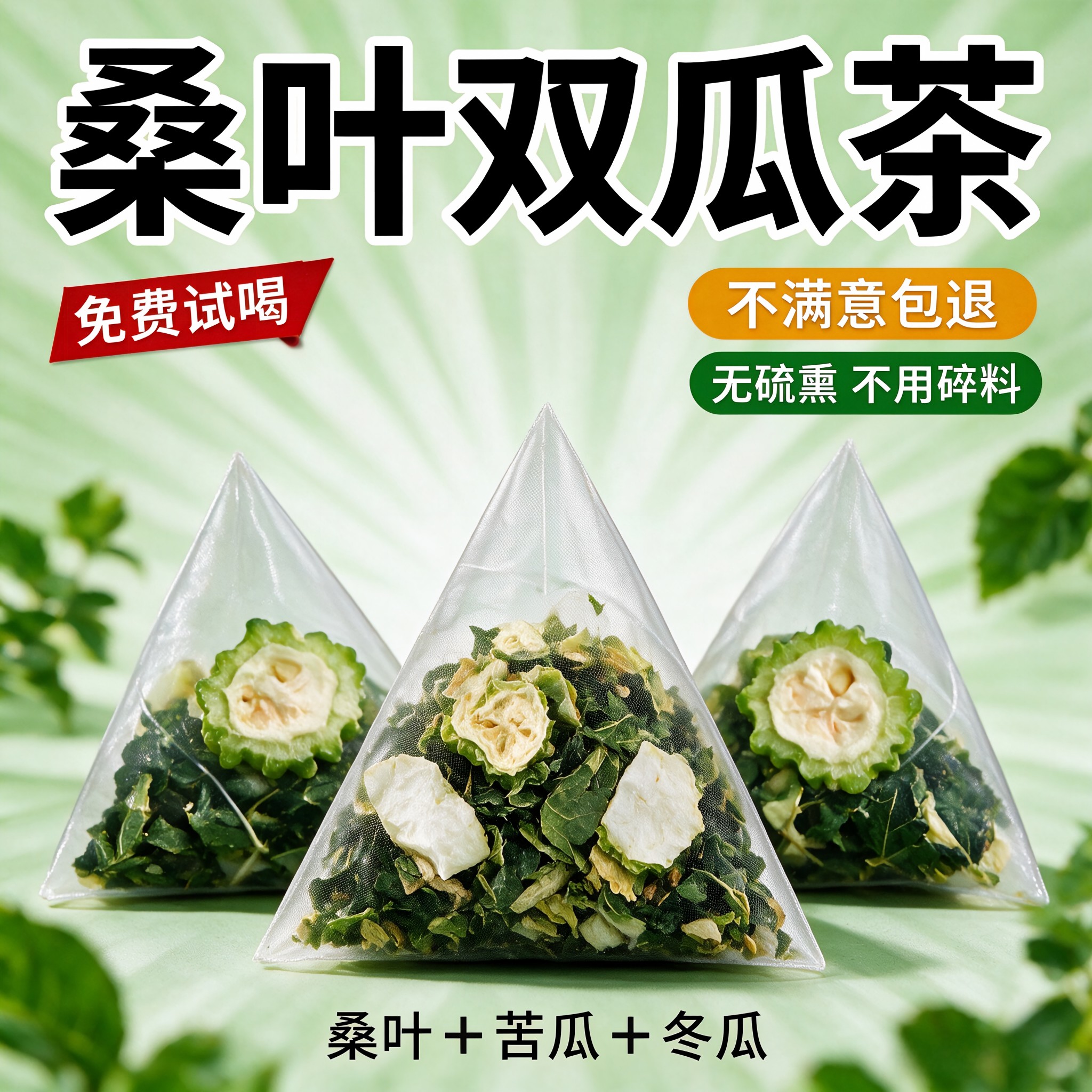 李时珍桑叶苦瓜冬瓜茶包图片