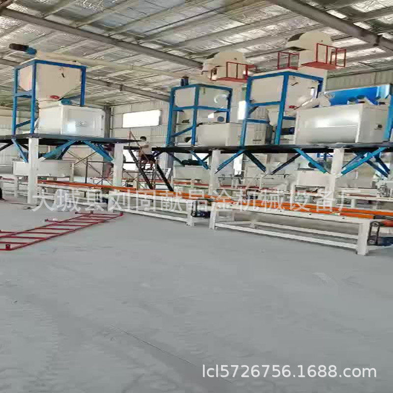 山东水泥复合岩棉板全套技术厂家指导晶淦砂浆岩棉复合板设备