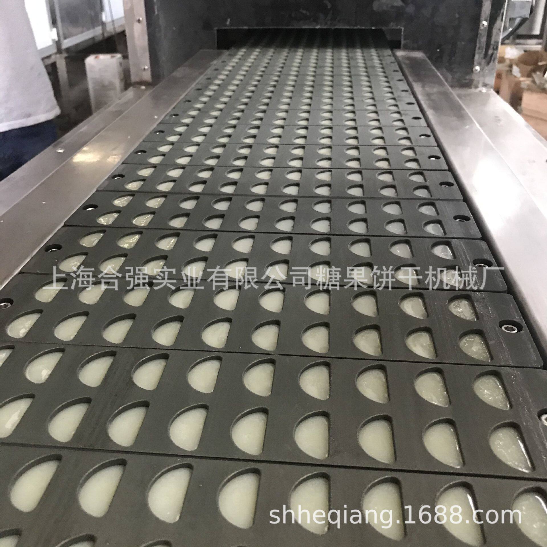 全自动奶酪软糖生产线奶酪软糖浇注成型设备上海合强糖果机械厂