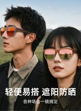 折叠骑行镜跑步运动墨镜户外骑行徒步登山护目折叠偏光太阳镜防风