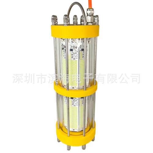 三文鱼养殖灯海洋牧场诱鱼灯捕渔灯智能LED水下集鱼灯绿光2000W