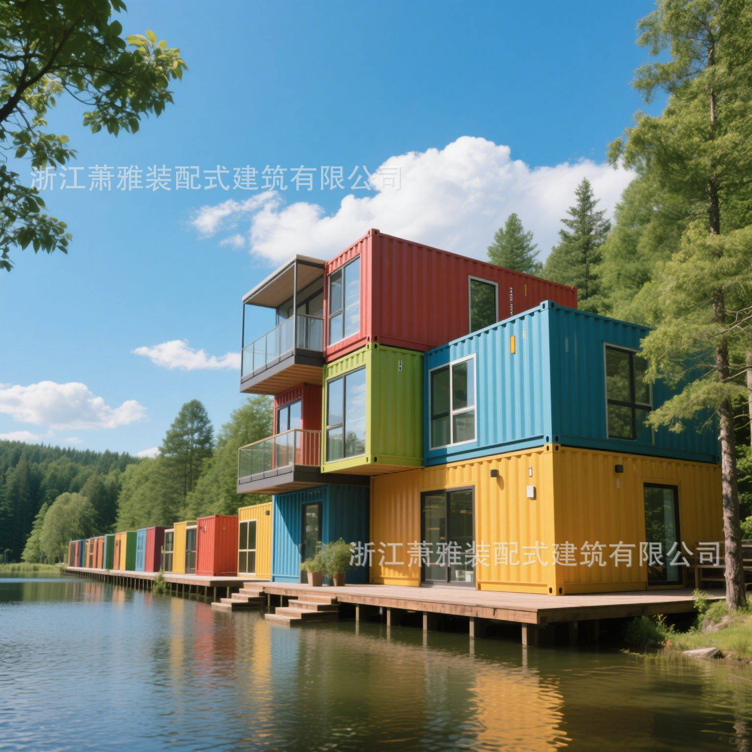 景区装配式民宿房轻钢别墅快装住宅农村自建房设计施工