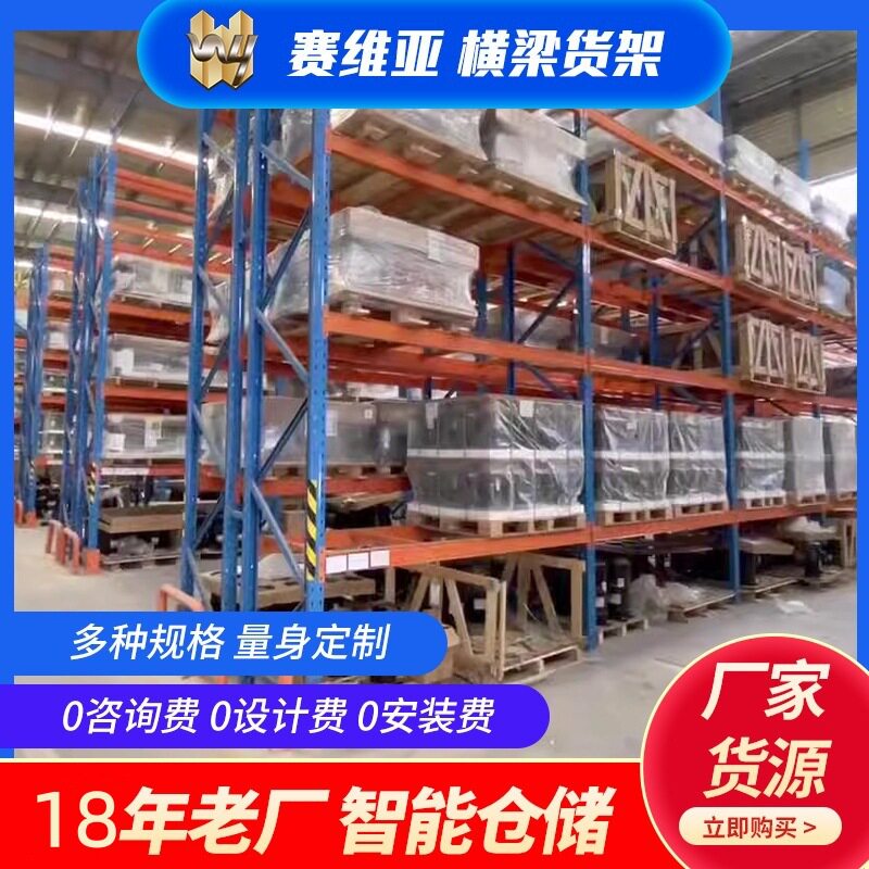 贯通式穿梭货架冷库驶入立体式组合货架托盘仓储高位重型货架