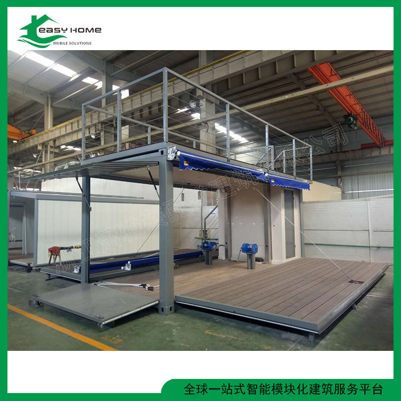 厂家20尺全新货柜箱改造集装箱商店可扩展打开装配式建筑