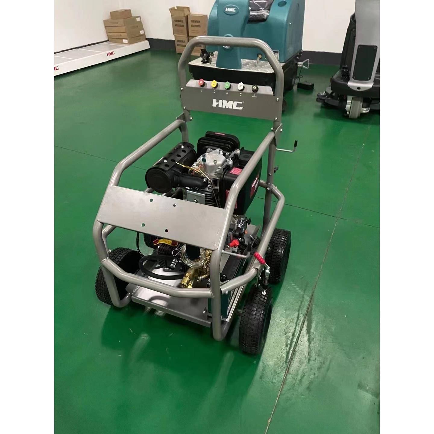 柴油动力高压管道疏通清洗机工厂物业洗地面剥树皮洁乐美D250G