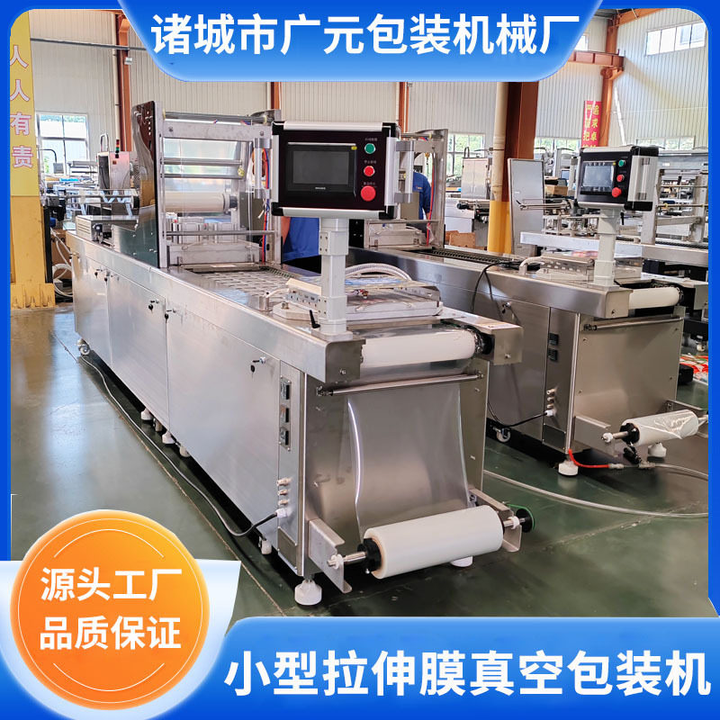 火锅底料小型拉伸膜真空包装机奶酪球奶酪条全自动商用包装机