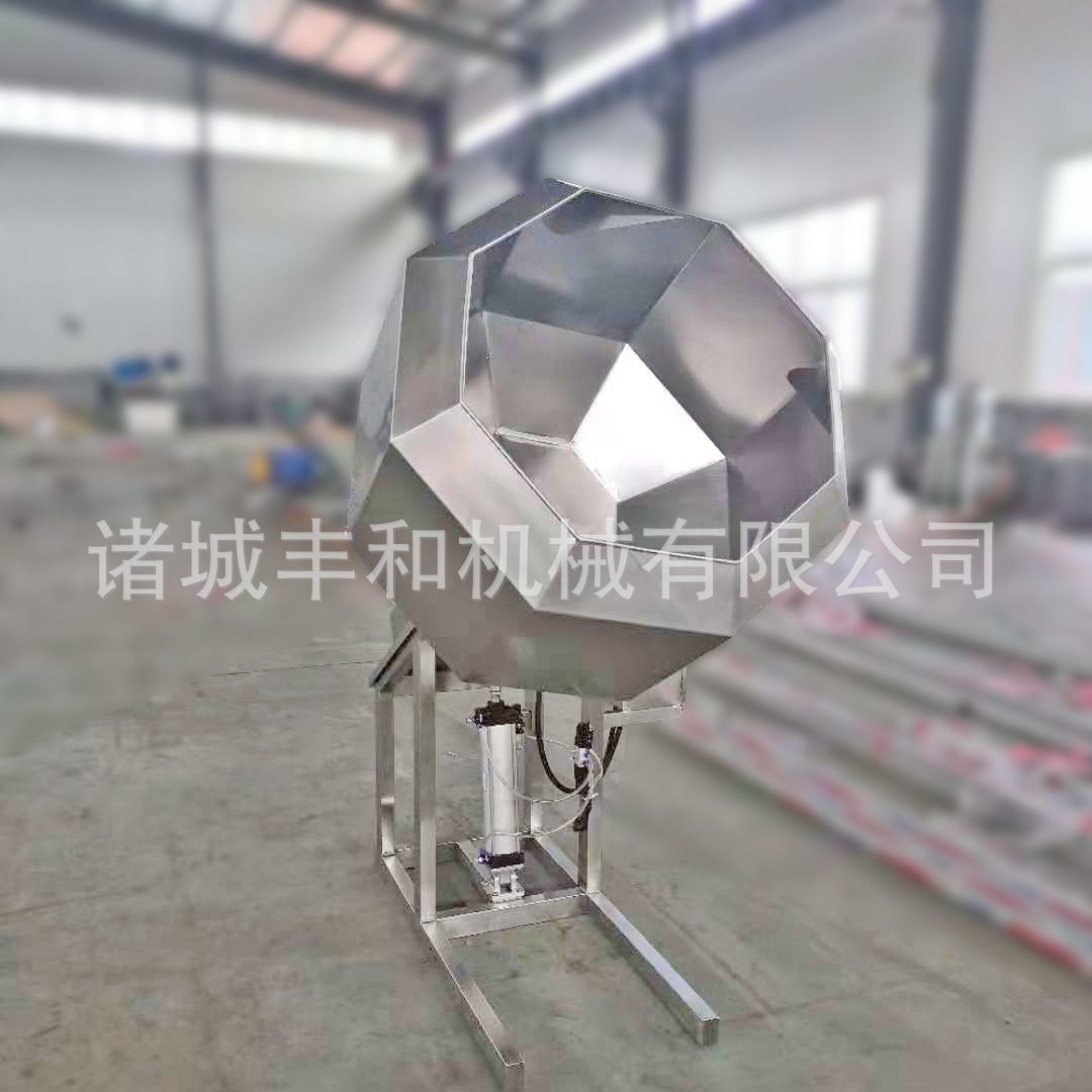 不锈钢八角拌料机糯米糕点裹粉拌料机商用油炸豆干调味拌料机