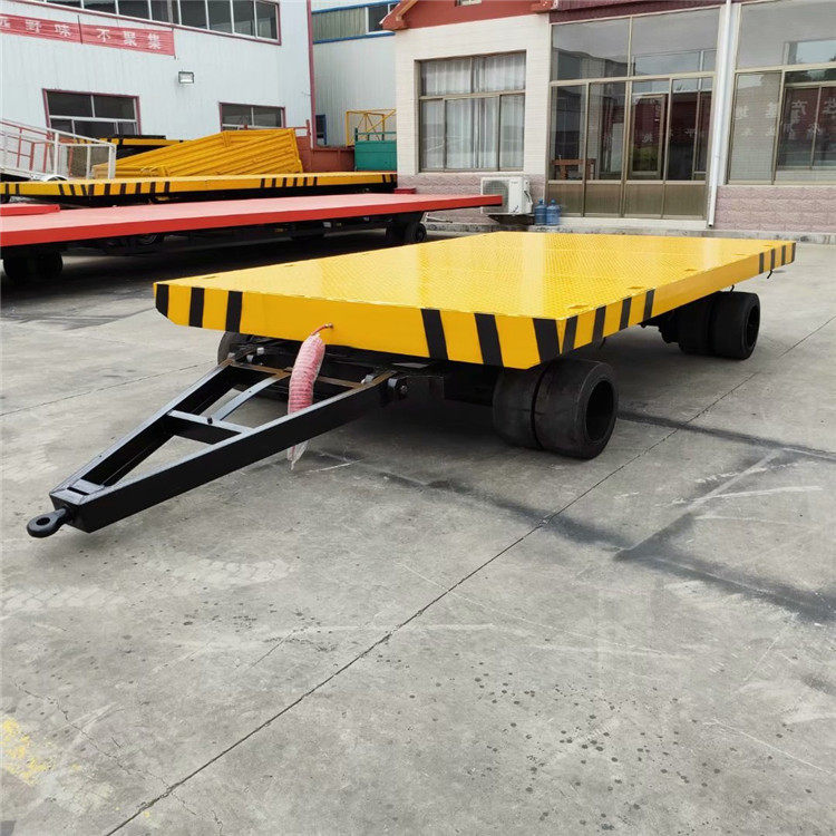 20吨双胎平板拖车厂区运输车大型仓库搬运车重型拖拉牵引车