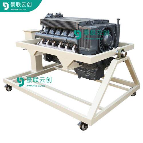 铁路火车捣固车RM80清筛机BF12L513C道依茨V12发动机拆装教学实训