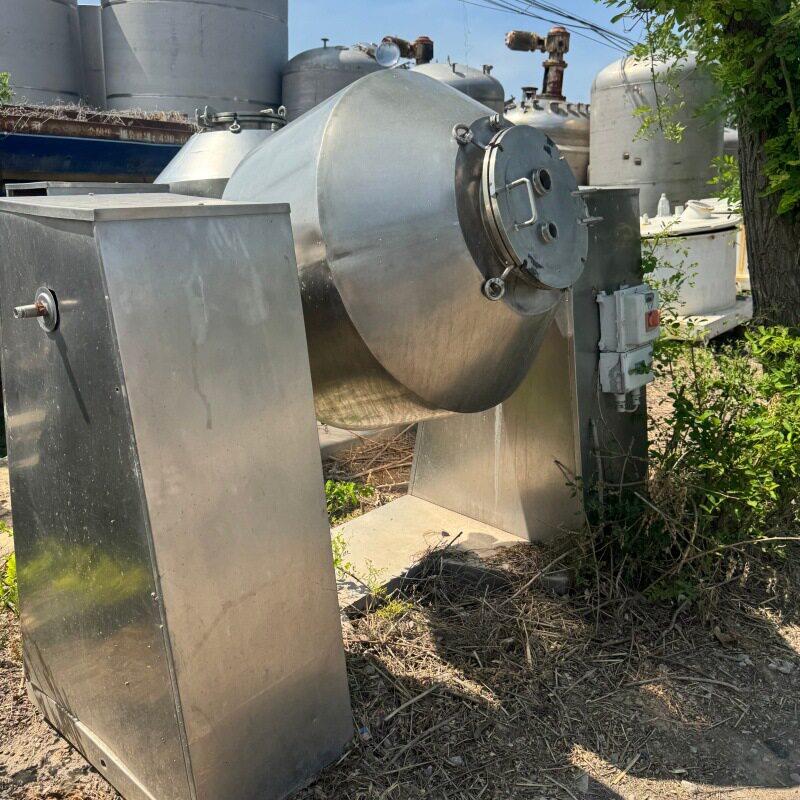 搪瓷双锥干燥机真空回转式物料烘干机热敏性物料干燥机