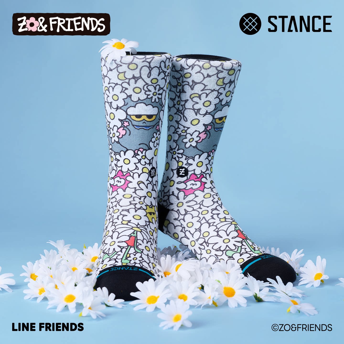 STANCE| ZO&FRIE中筒袜