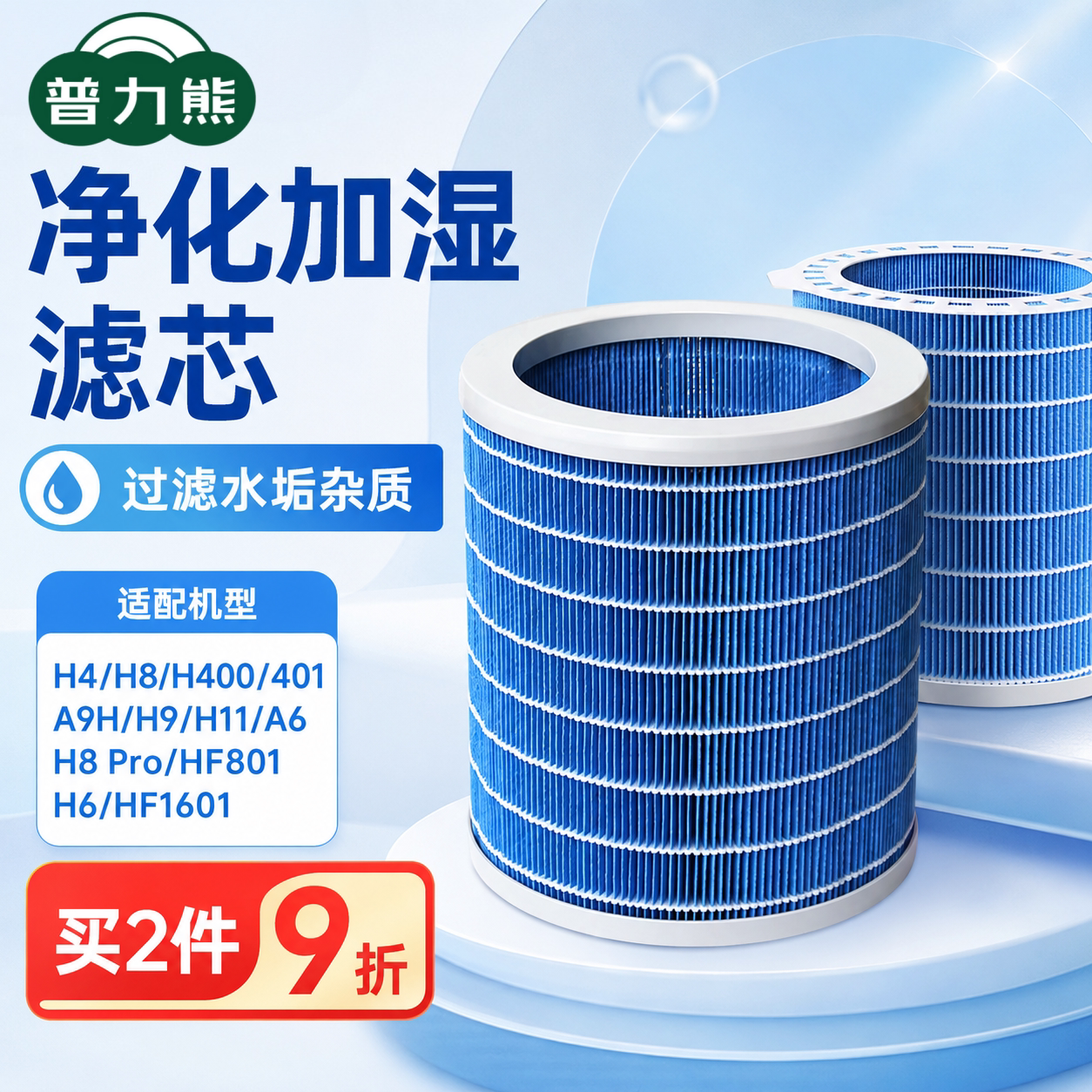 适配airx加湿过滤器过滤网滤芯