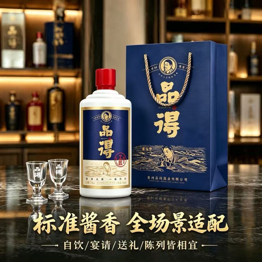 茅台镇酱香型53度白酒粮食口粮酒