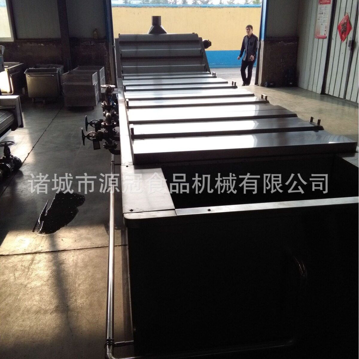 控温粘滑菇蒸煮机连续式蔬菜杀青机小龙虾玉米预煮漂烫机