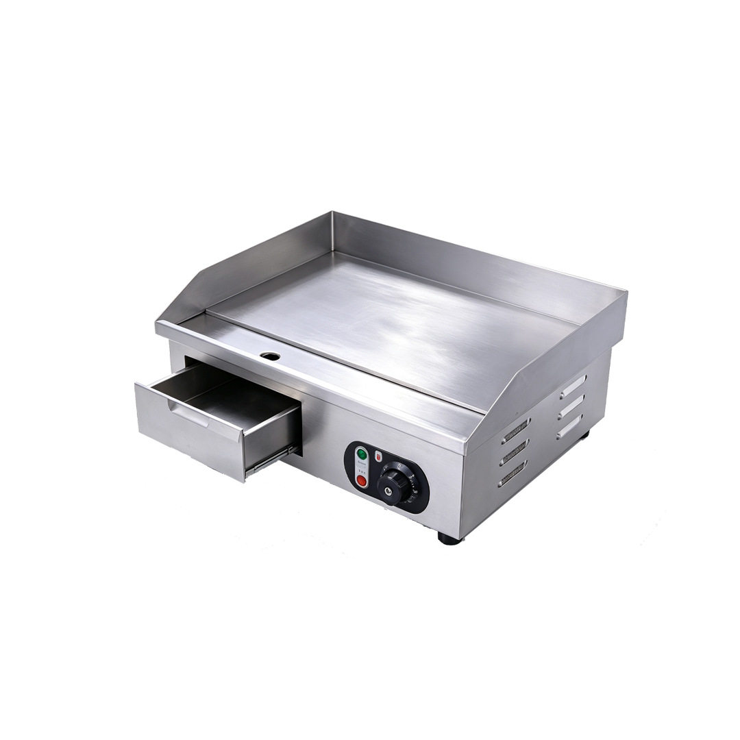 台式铁板烧电热扒炉商用不锈钢煎烤炉煎豆腐煎鱼煎牛排等平扒炉