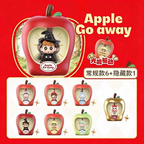麦和蜡笔小新矮人童话摇摇乐盲盒