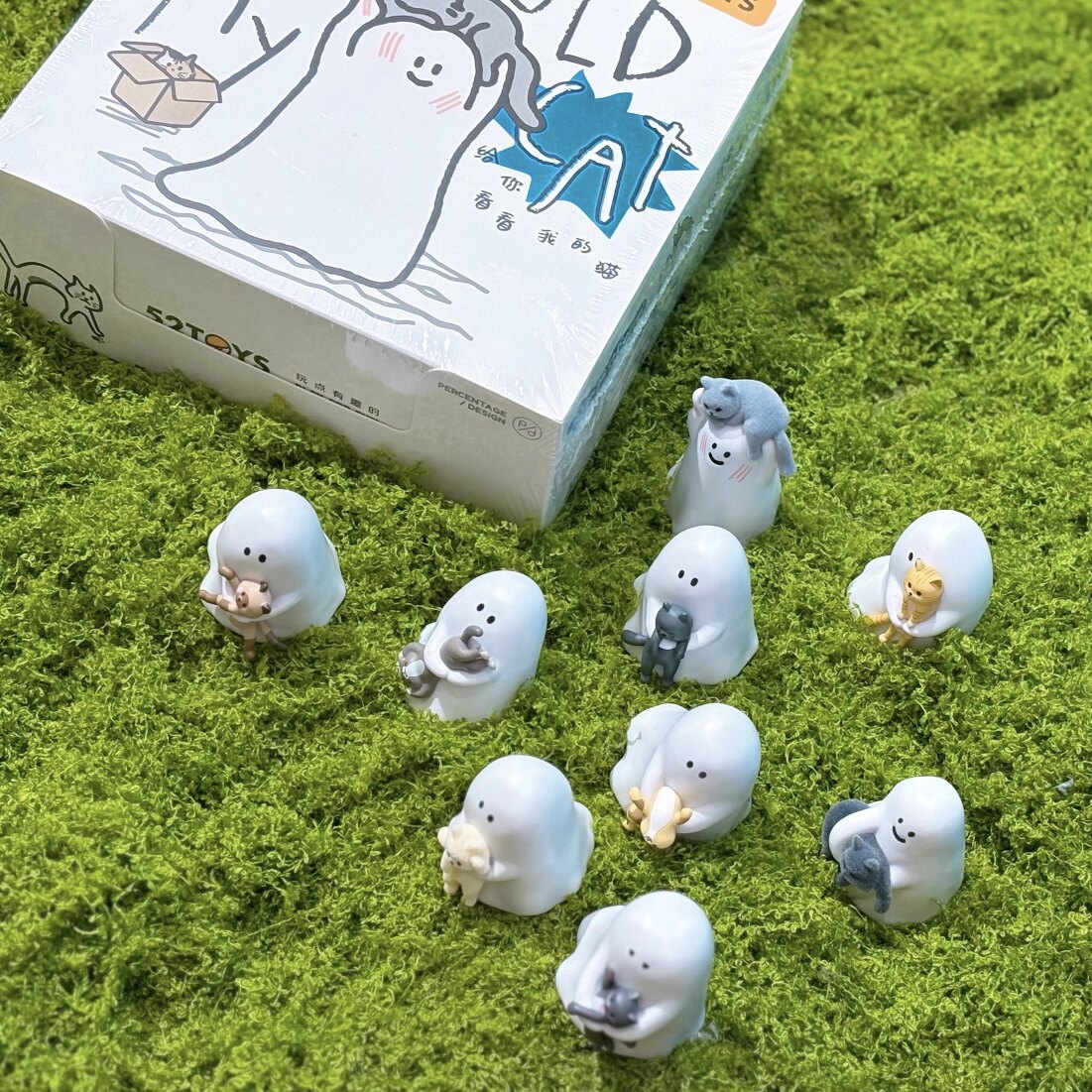 52TOYS小幽灵给你看看我的猫盲盒
