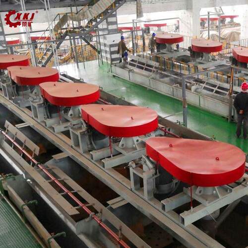 SF浮选机厂家10‑80t/h分选钼矿萤石矿石墨矿 自然吸气式浮选设备