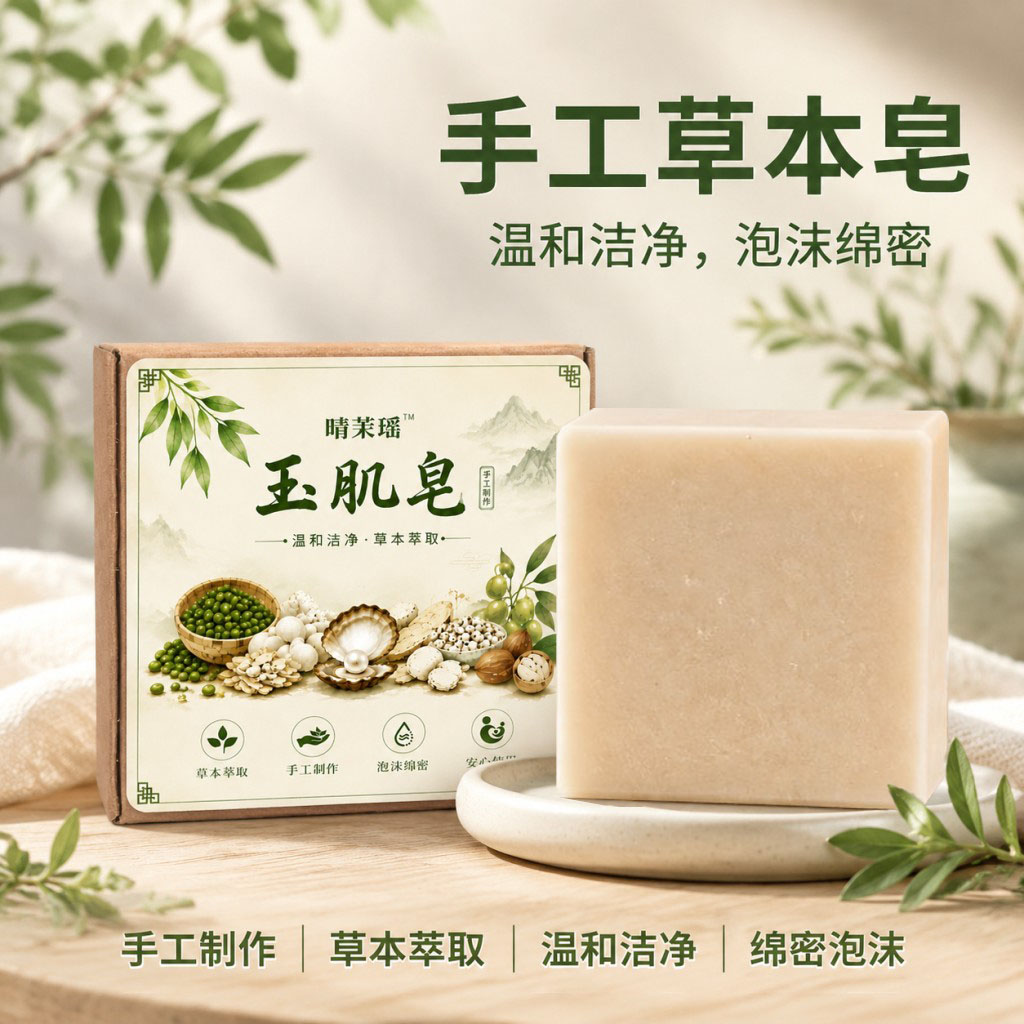 古方玉肌皂植物基底手工皂