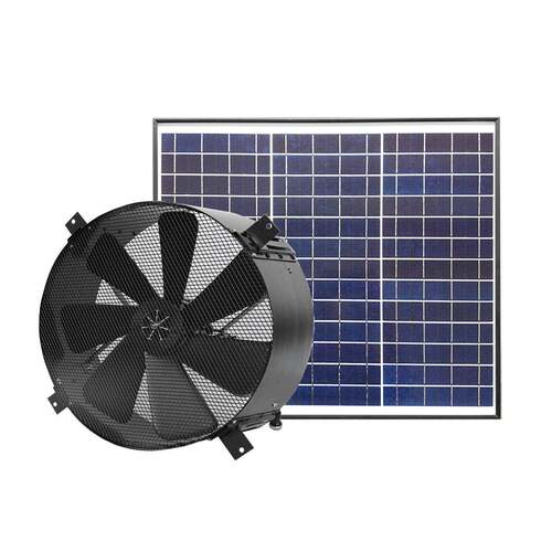 圆形12英寸扇叶40W 太阳能换气扇 适用于仓库/厂房/温室大棚