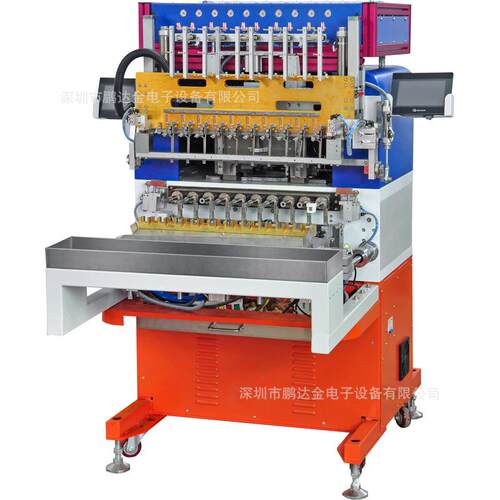 供应 PD-106D 10轴全自动绞线绕线包胶一体机 镇流器粗线绕线机