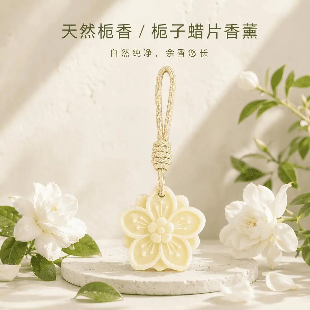 栀子香薰家用下姜蜡片持久留香衣柜高级感香氛空气清新卧室衣橱cc图片