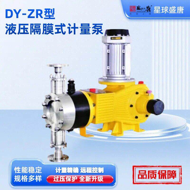 DY-ZR型液压隔膜式计量泵加精度往复式水泵自吸