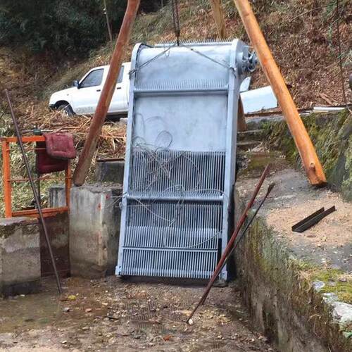 广东省韶关市山区水电站分体式回转格栅清污 现场测量30000元/套