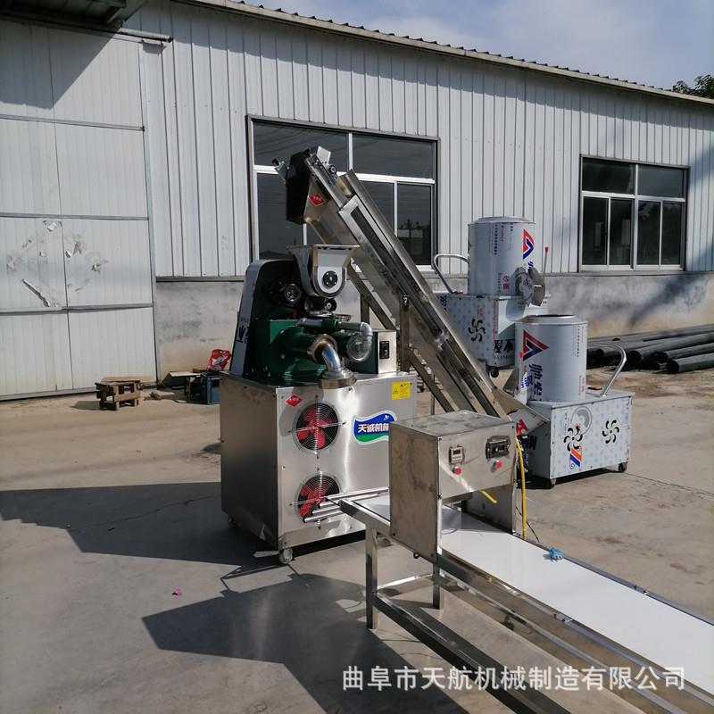 双螺杆玉米面条机 家用米粉机 米线成型机 包教技术