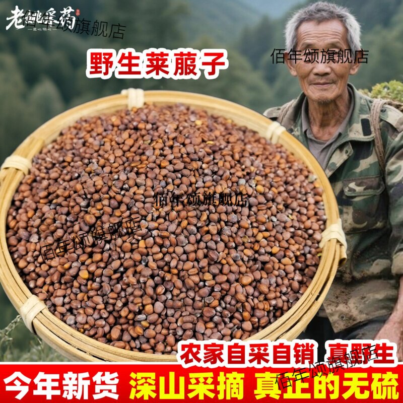 野生莱菔子材炒新货茶熟白