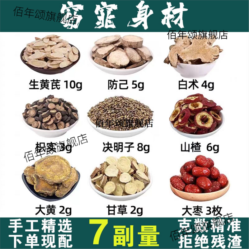 防己黄芪白术枳实决明子