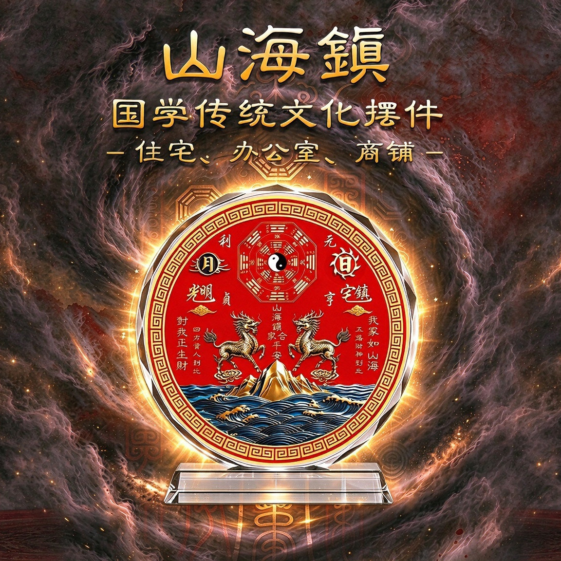 山海镇高档摆件开业乔迁商务礼品