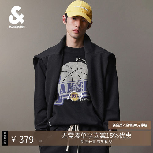 略宽松版型；NBA湖人队联名系列；