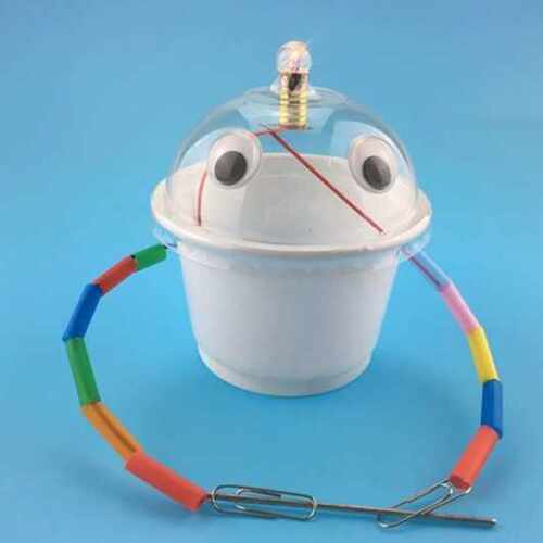 儿童科技小制作发明创客科学实验玩教具 diy电路绝缘导体检测仪器