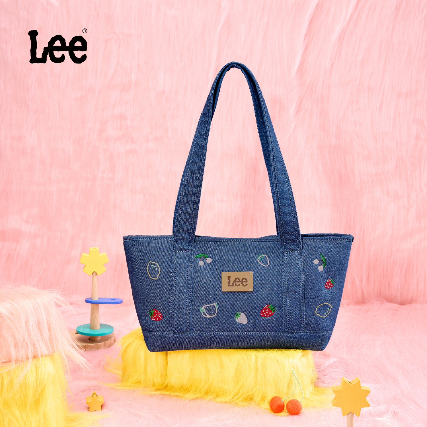 Lee上班通勤手提包轻便复古图片