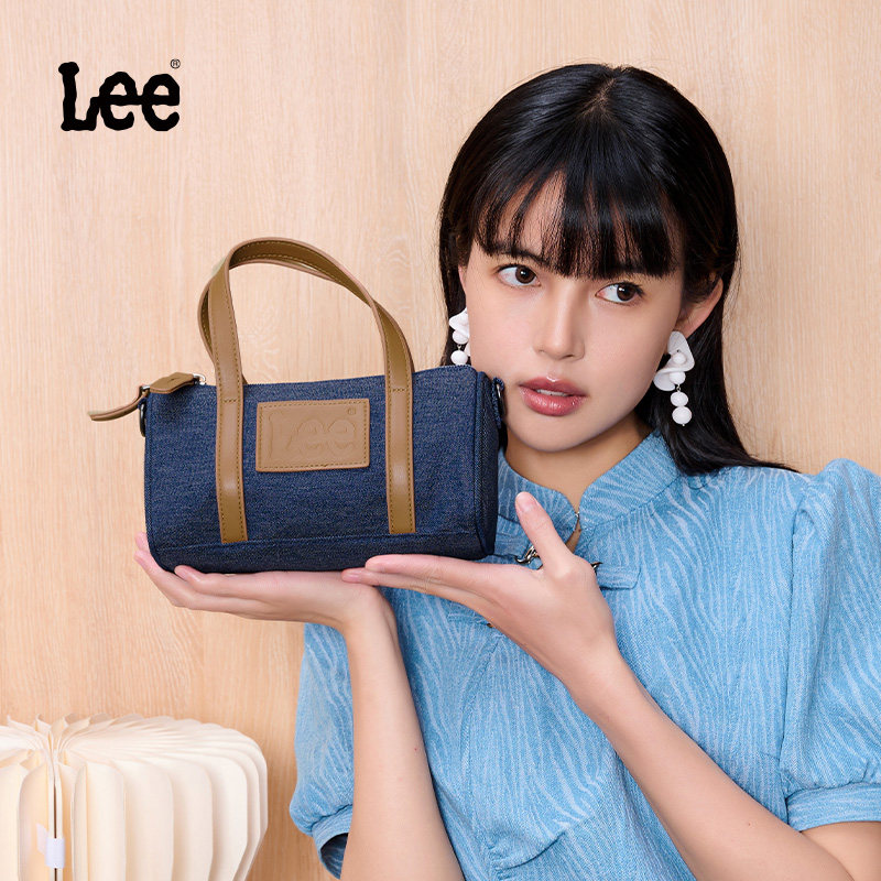 Lee小号帆布复古手提斜挎包图片