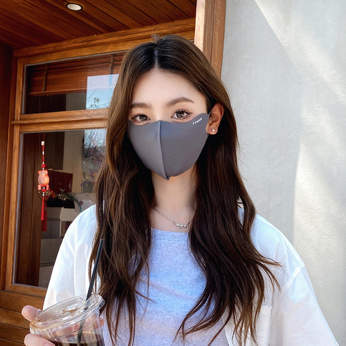 OVANCY无痕冰丝防晒口罩女夏季防紫外线护眼角不脱妆立体透气面罩