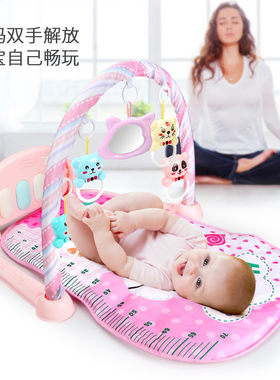 现货婴儿玩具脚踏钢琴健身架毯器