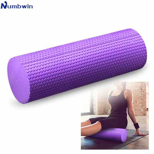 Numbwin60cm浮点瑜伽柱 EVA按摩平衡棒普拉提柱瑜伽轴foam roll