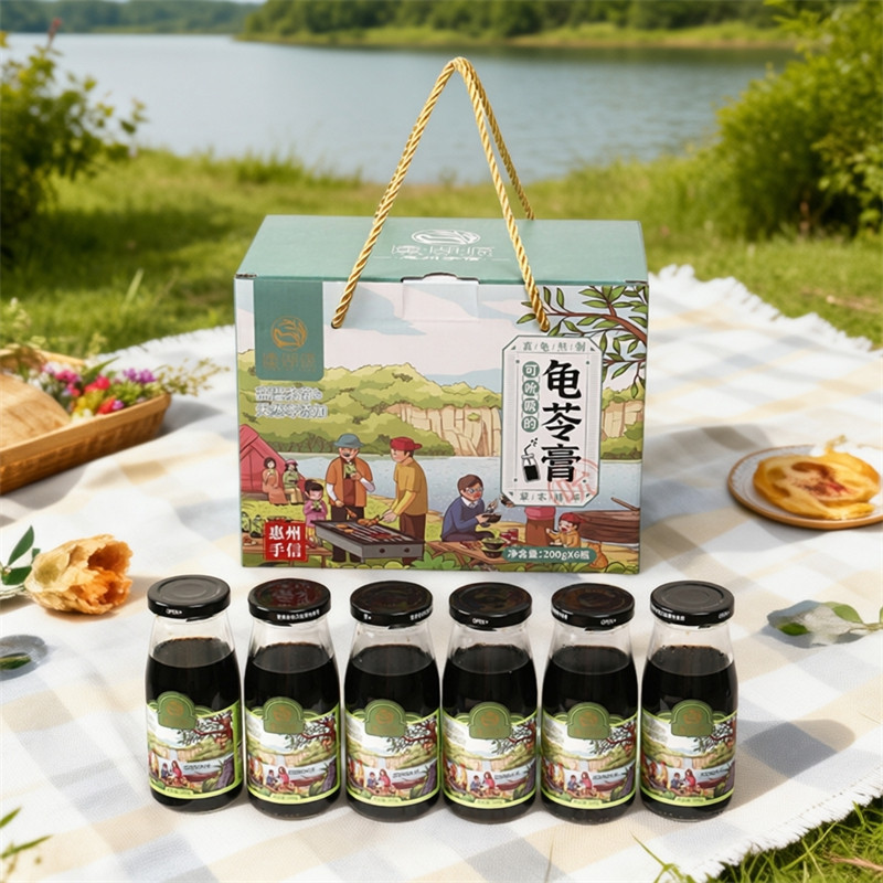 潼湖源龟苓膏礼盒6瓶可吸款