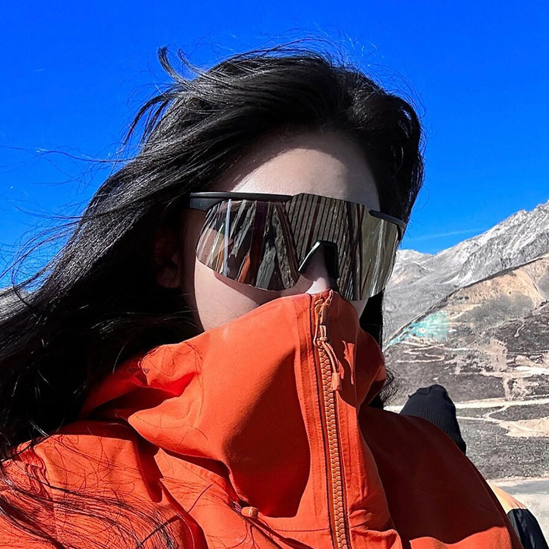 跑步运动骑行镜装备户外防风沙防飞虫太阳墨镜男雪山登山骑行镜女
