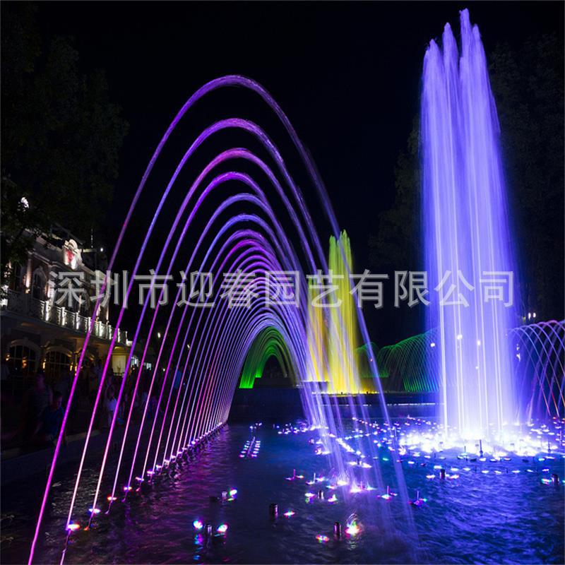 园林水景珍珠跳泉喷泉喷头玻光跳泉喷泉设备厂家光亮喷泉户外图片