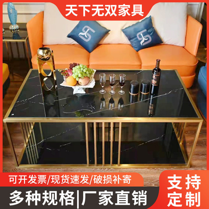 新款ktv酒吧茶几台包厢卡座不锈钢沙发茶几组合会所发光茶几吧台图片